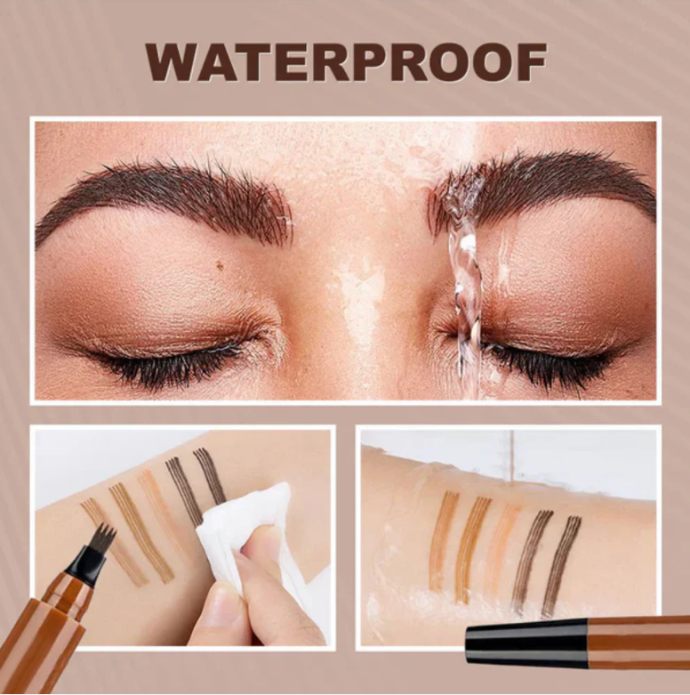 🔥Waterproof Four-tip Beard and Eyebrow Pen✨