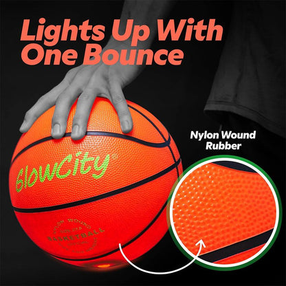 glow-in-the-dark basketball