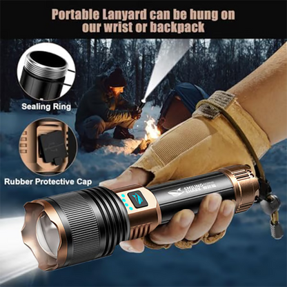 SKYFIRE LED Flashlights High Lumens with Ignition Lens