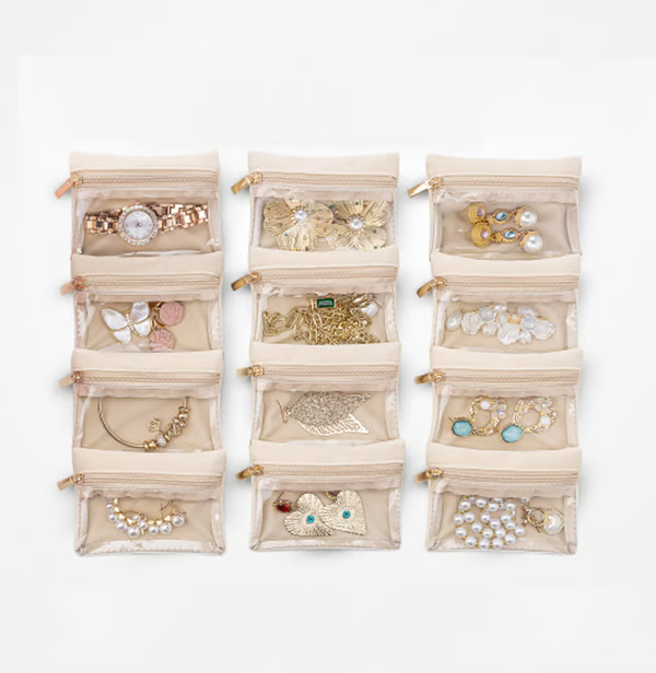 🔥Travel Jewelry Box with Small Pouches