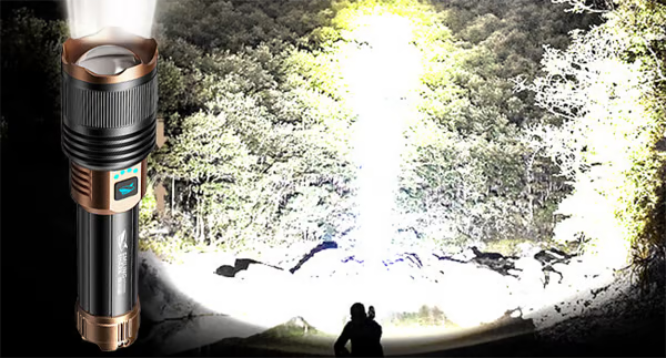 SKYFIRE LED Flashlights High Lumens with Ignition Lens