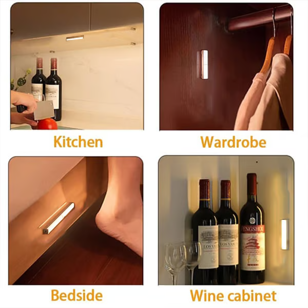 🏆🔥Punch-free Smart Sensor Magnetic Rechargeable LED Lights⚡