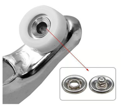 🧵 Sewing Kit with 100pcs Metal Buttons – Manual Pliers Tool Included