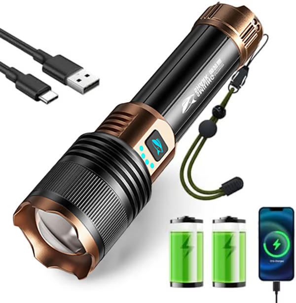 SKYFIRE LED Flashlights High Lumens with Ignition Lens