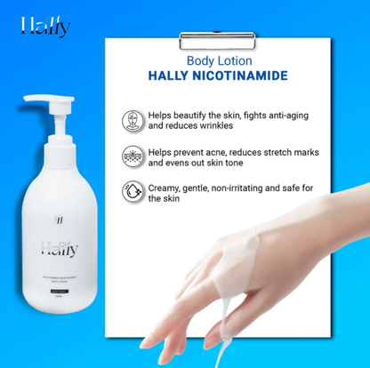 Original Hally Niacinamide Whitening Body Lotion