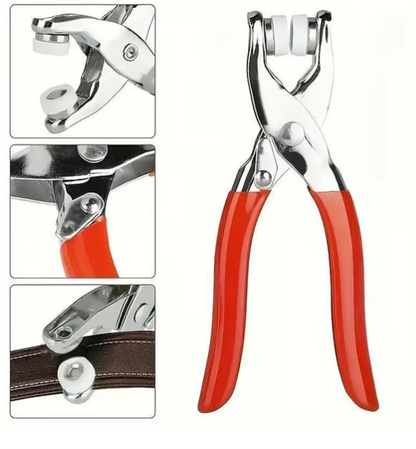 🧵 Sewing Kit with 100pcs Metal Buttons – Manual Pliers Tool Included