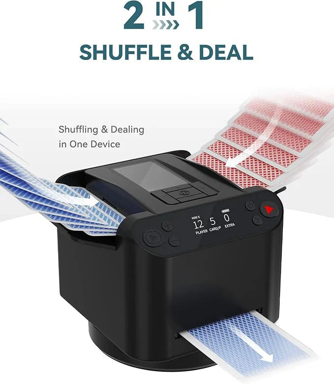 🛒Last Day Sale 49% OFF🔥2-in-1 Automatic Card Shuffler & Dealer